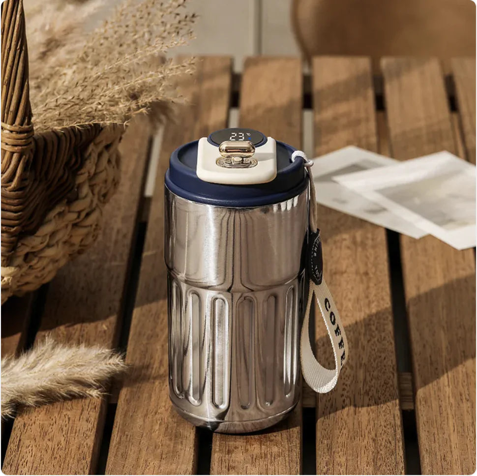Smart Insulated Stainless Steel Coffee Mug