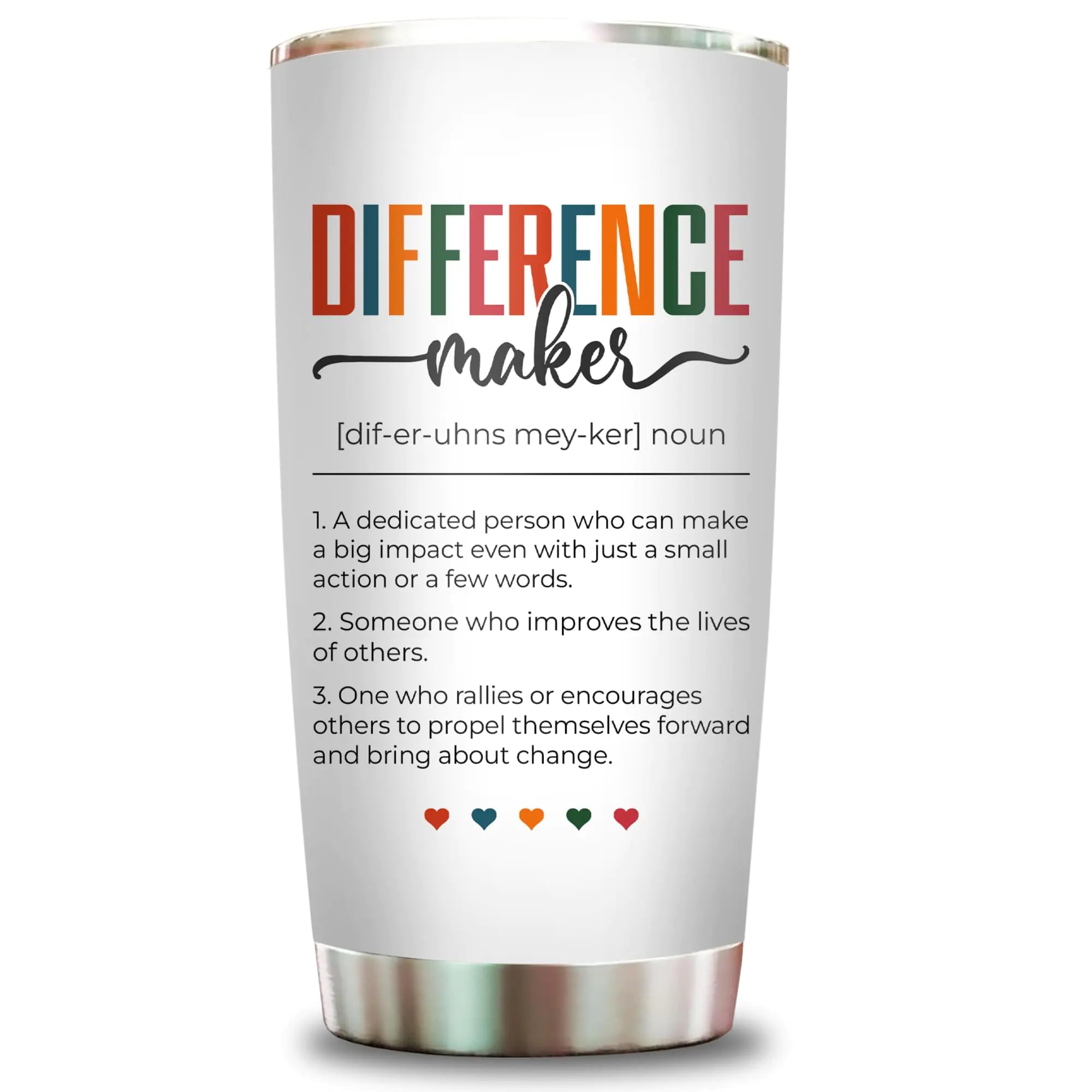 Difference Maker Gift for Women Inspirational Tumbler