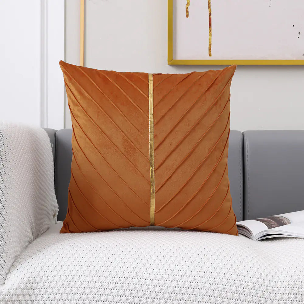 Velvet Throw Pillow Covers Set