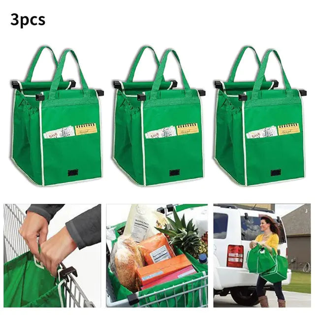 Eco-Friendly Large Capacity Foldable Trolley Bag