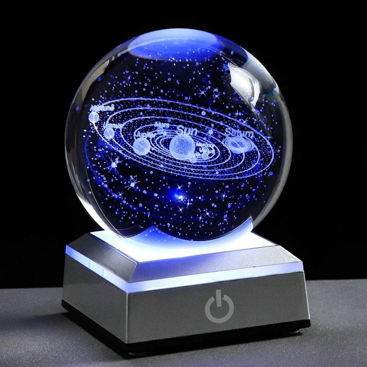 Creative Crystal Galaxy Figurine Light-Up Ball Decor