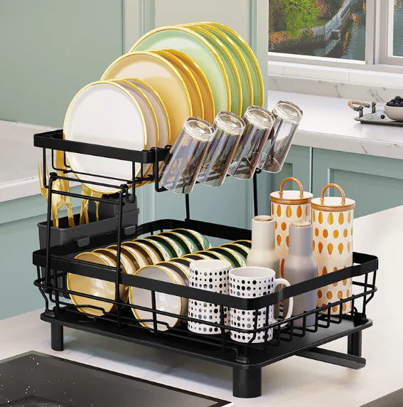 Stainless Steel Dish Rack Organizer