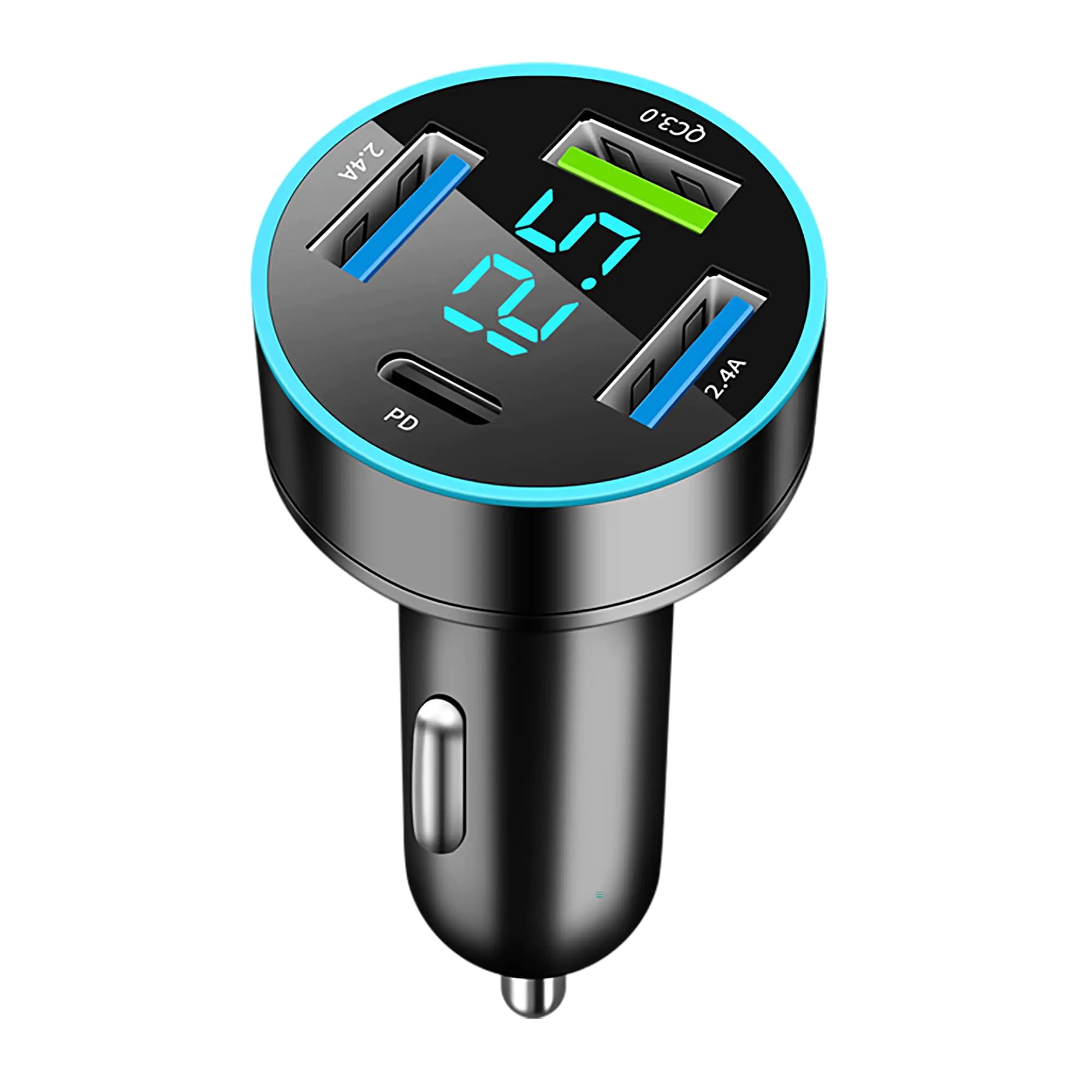 Car Charger USB C Car Adapter 4 Port USB Car Charger