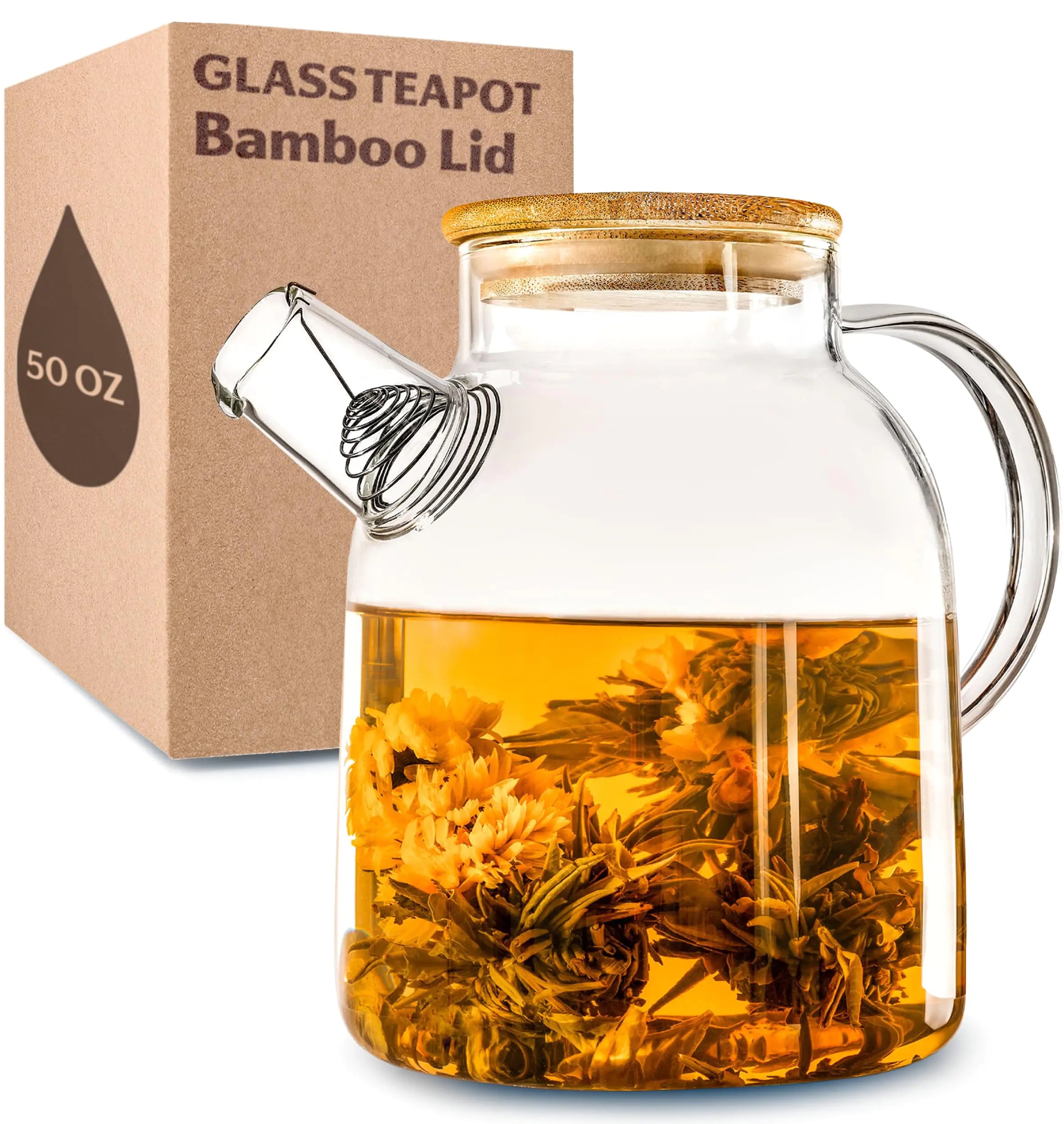 Glass teapot