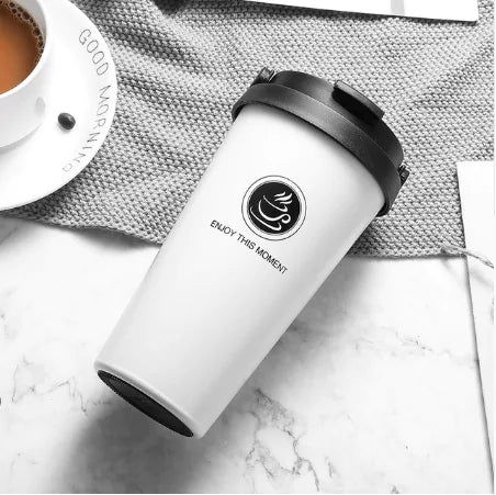 Stainless Steel Insulated Coffee Mug with Handle