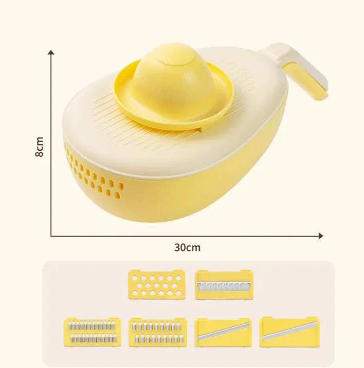Premium 5-in-1 Vegetable and Fruit Slicer