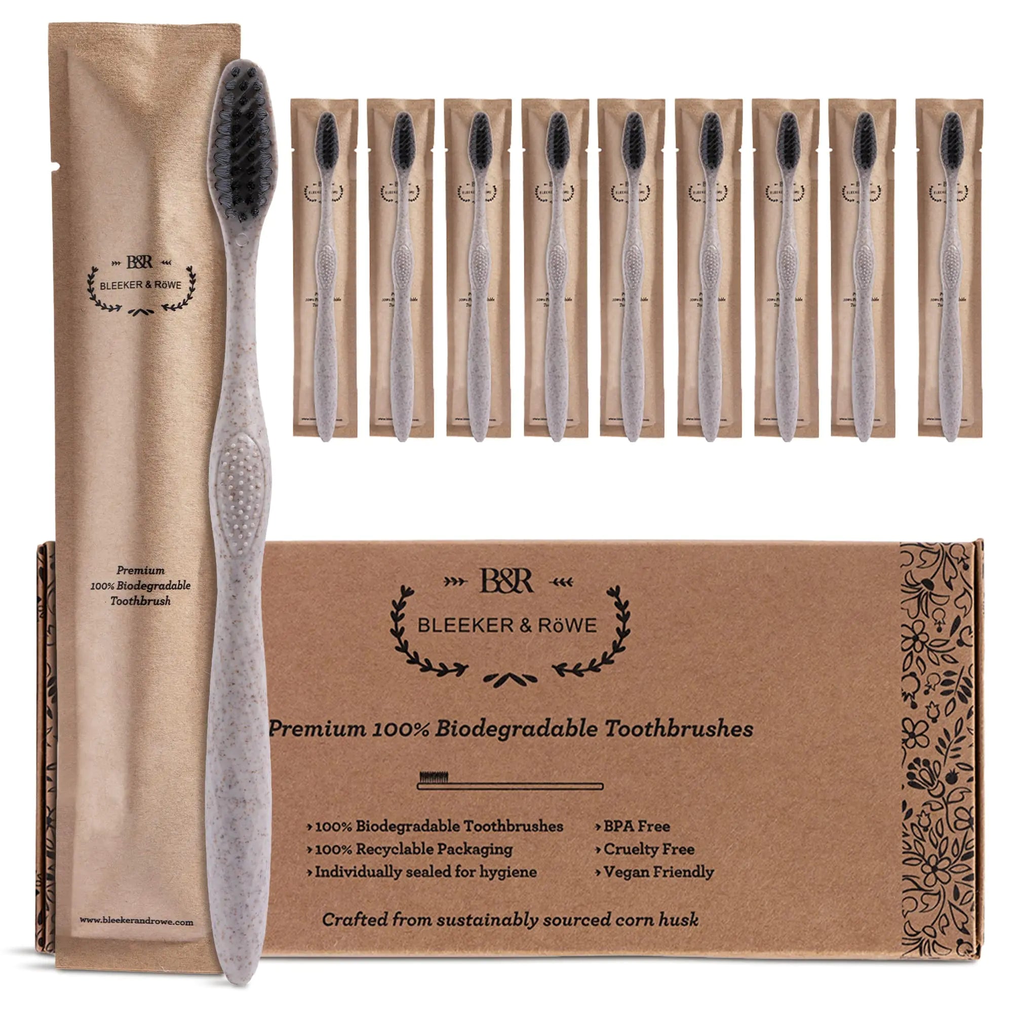 EcoSmile Biodegradable Toothbrush Pack