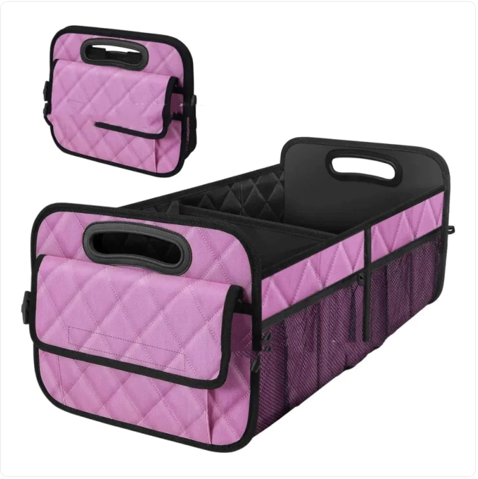 Car Trunk Organizer with Compartments