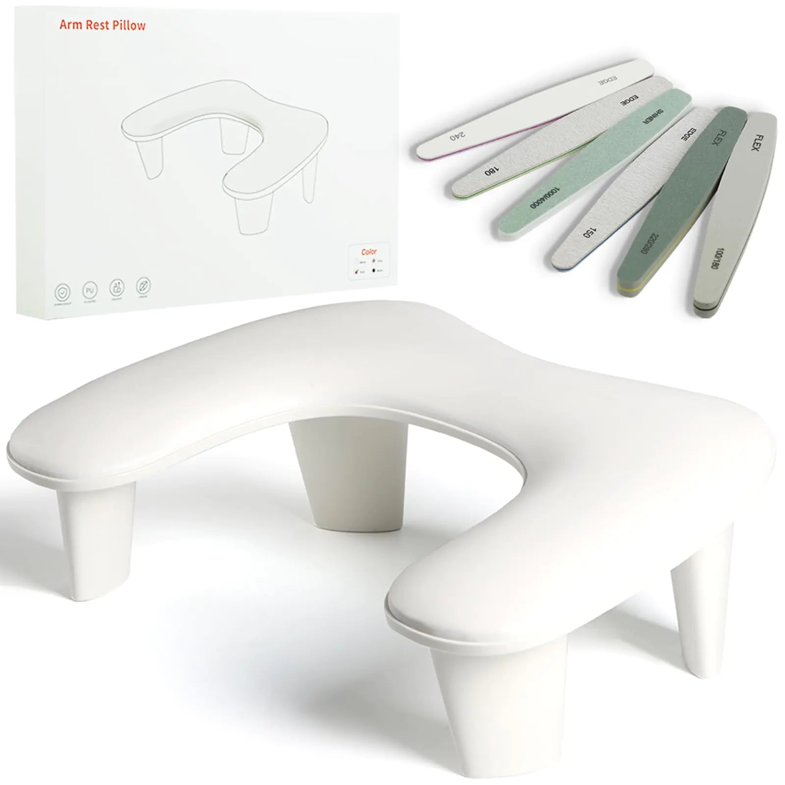 ErgoNail Pro U-Shape Manicure Arm Rest