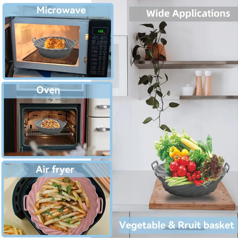 Silicone Air Fryer Basket Liner