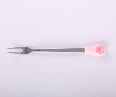 Stainless Steel Coffee Spoon & Silicone Cat Paw Spoon