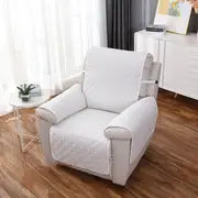 Reversible Water-Resistant Sofa Slipcover with Straps