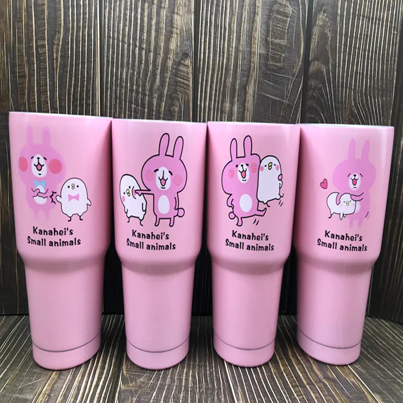 30oz Stainless Steel Car Cup - Cartoon Insulated Tumbler