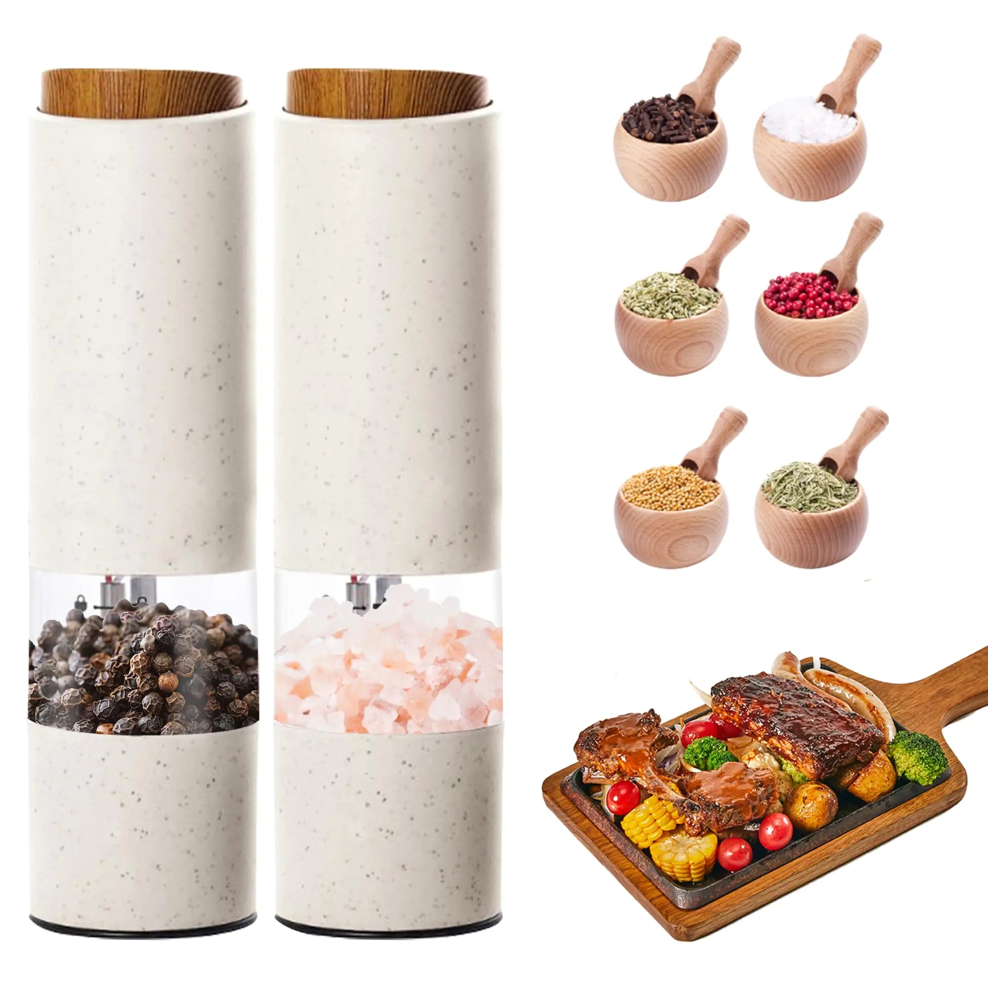 Electric Gravity Salt & Pepper Grinder