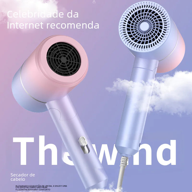 Foldable High-Power Hair Dryer for Home Use
