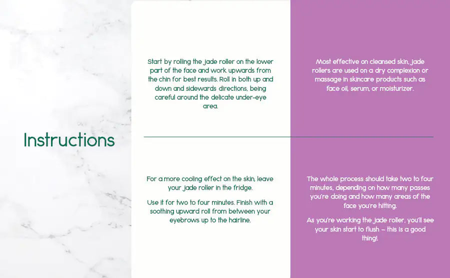 Jade Face Roller & Gua Sha Set