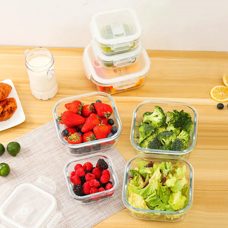 Leakproof Glass Meal Prep Containers