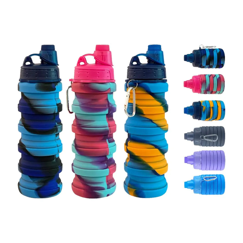 Collapsible Silicone Water Bottle