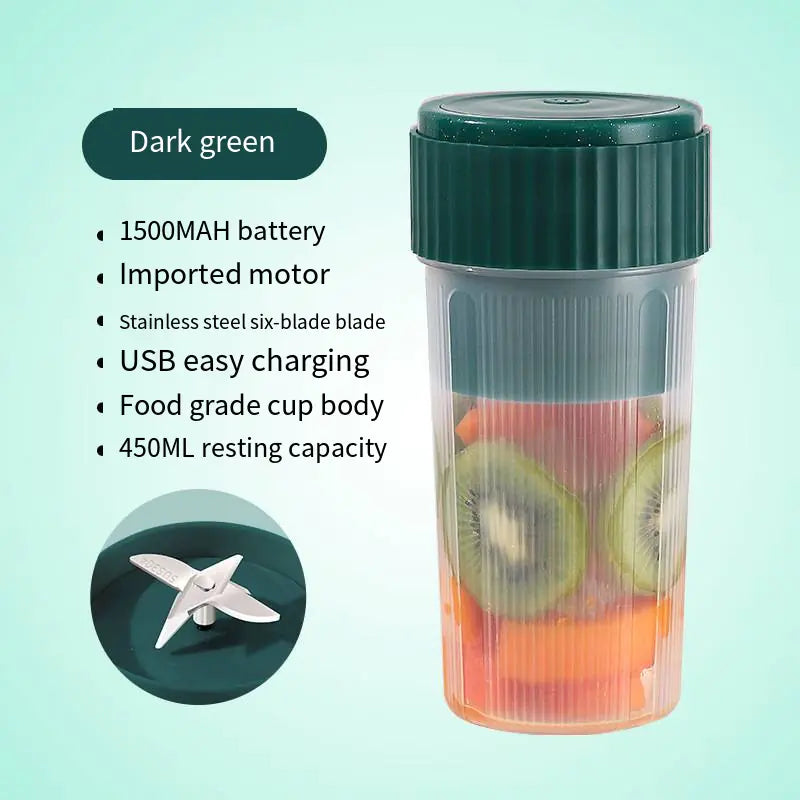 Portable Electric Fruit Juicer Cup - Handheld Design