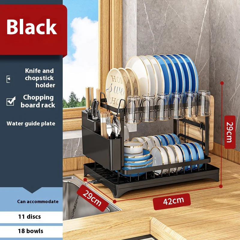 Adjustable Over-Sink Dish Drying Rack