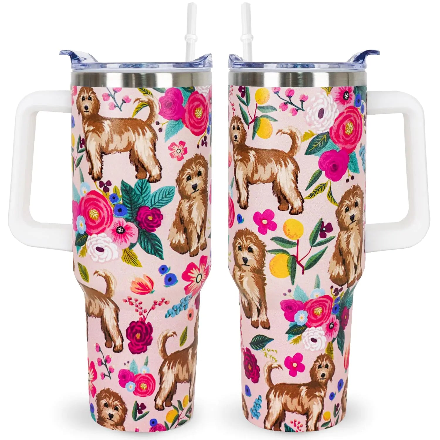 Usyobrt Goldendoodle Gifts for Women Cute Dog Tumbler