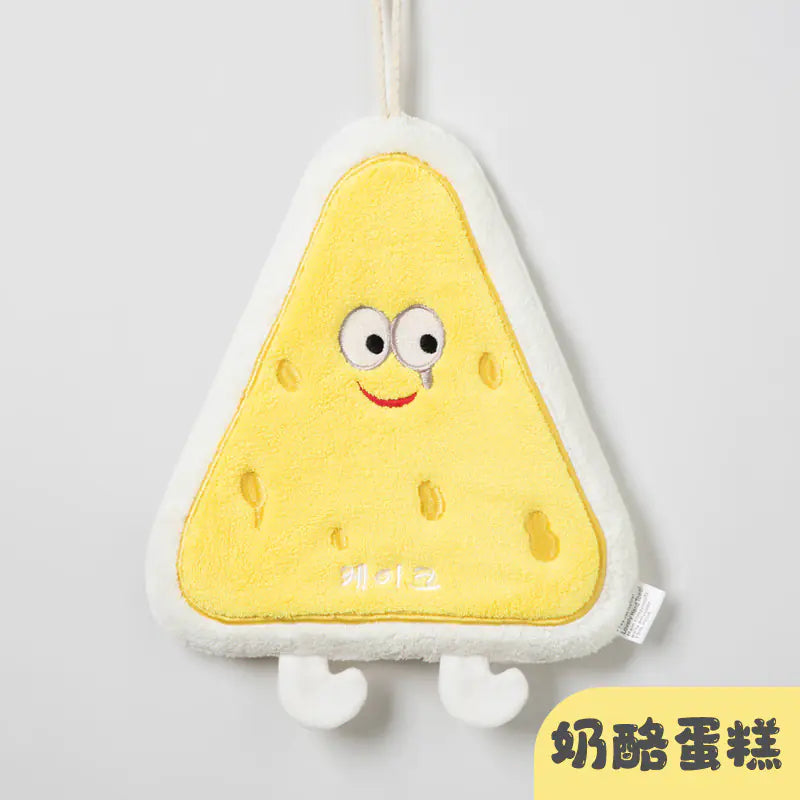 Korean Cute Cartoon Hanging Kitchen Hand Towel (Thick)