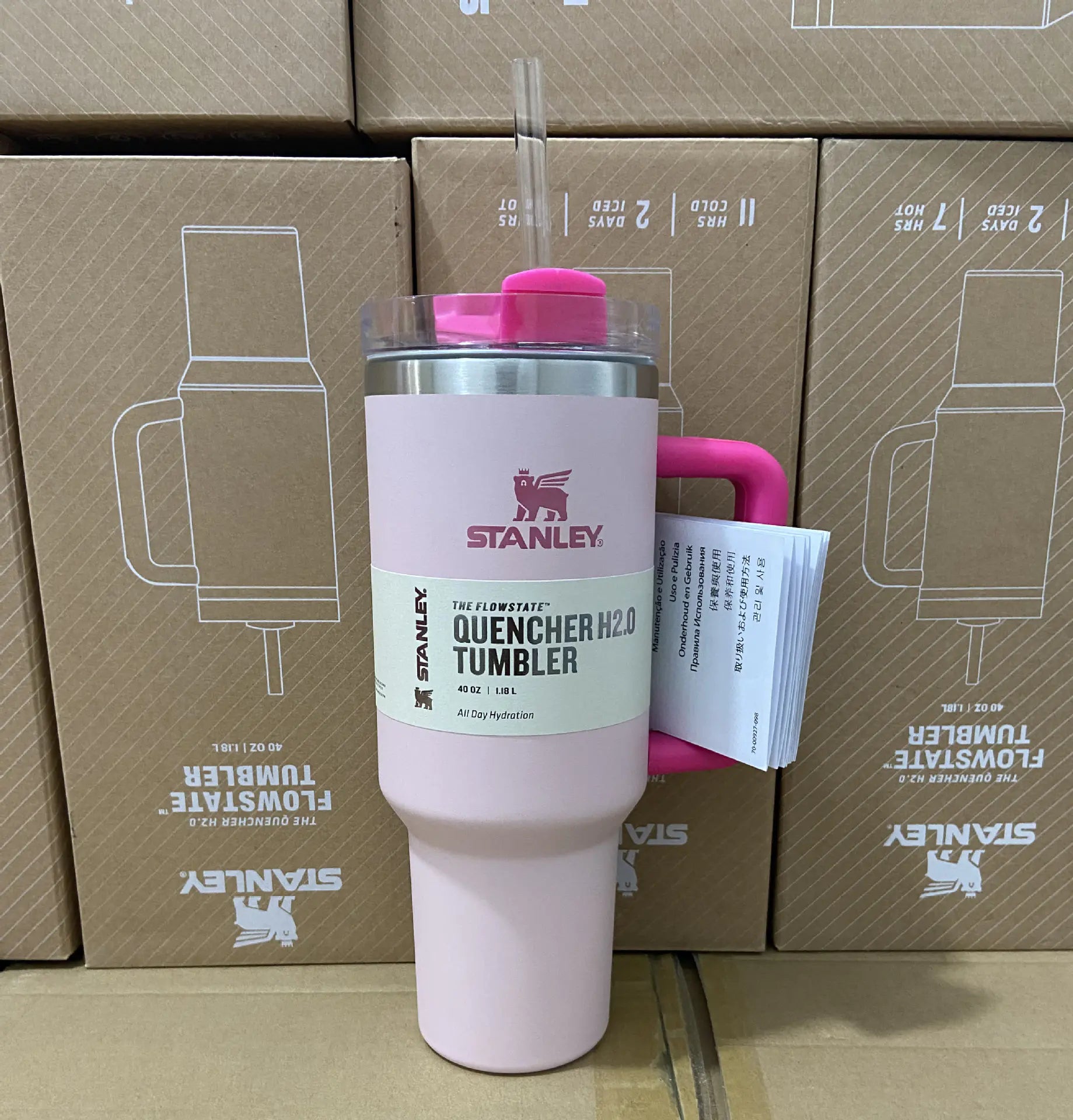 Stanley 40oz Ice Cup with Flat Bottom Insulation