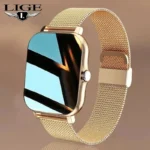 LIGE 2024 Smart Watch For Men Women Gift Full Touch Screen Sports Fitness Watches Bluetooth Calls Digital Smartwatch Wristwatch