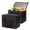 Large Capacity Insulated Grocery Bags Foldable Reusable Soft Cooler Bag Lightweight Hot Cold Takeout Food Delivery Bag