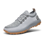 Men’s Trail Runners – Medium Grey (Rugged Khaki Sole) – 1